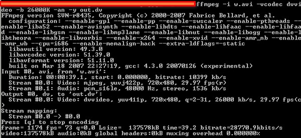 what is ffmpeg codec in